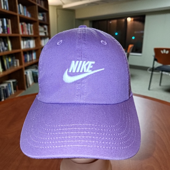 Nike Embroidered Swoosh Letters Strapback Pink-Black Women\'s Hat Cap main image 13